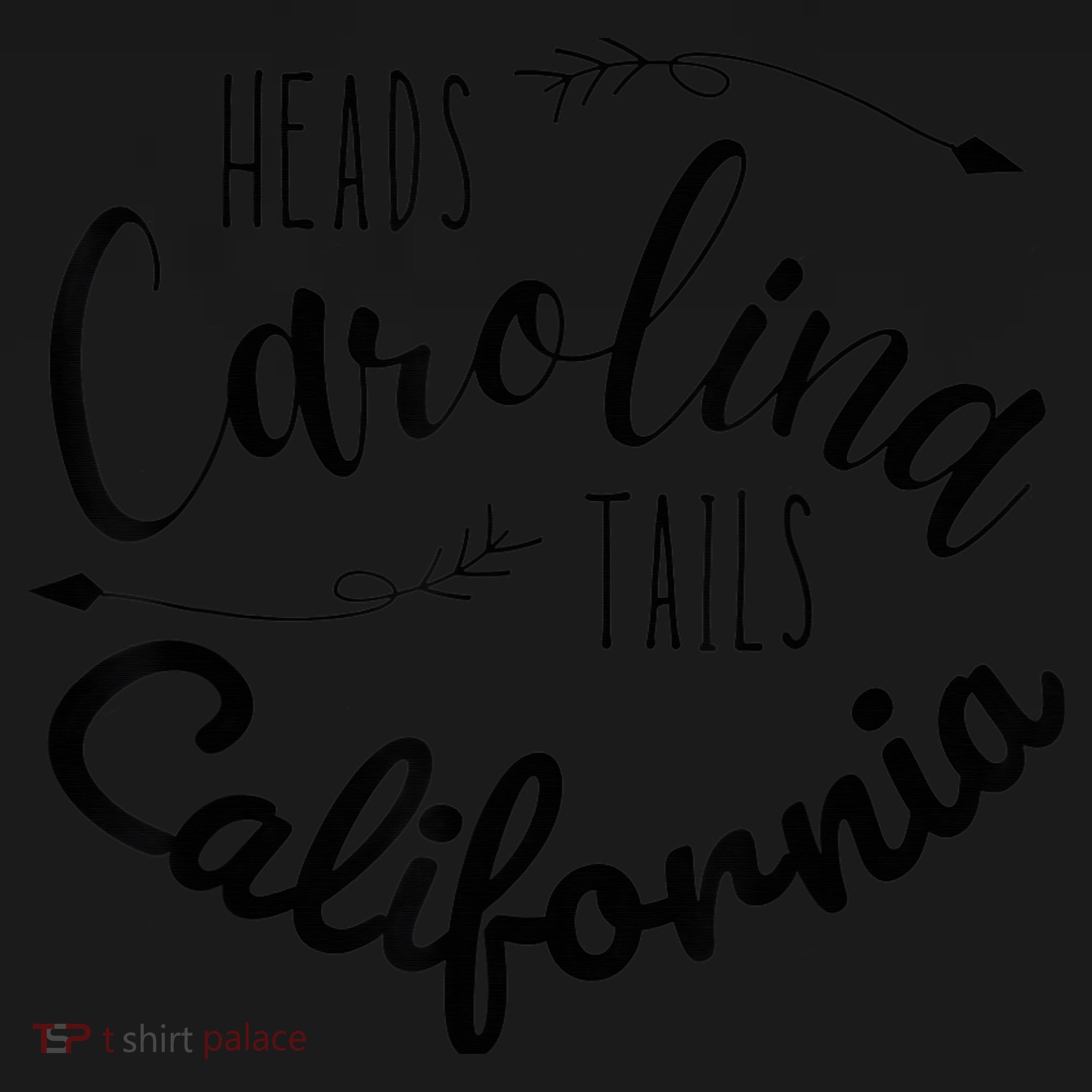 Heads Carolina Tail California Western Summer Beach Paradise Women's Hoodie