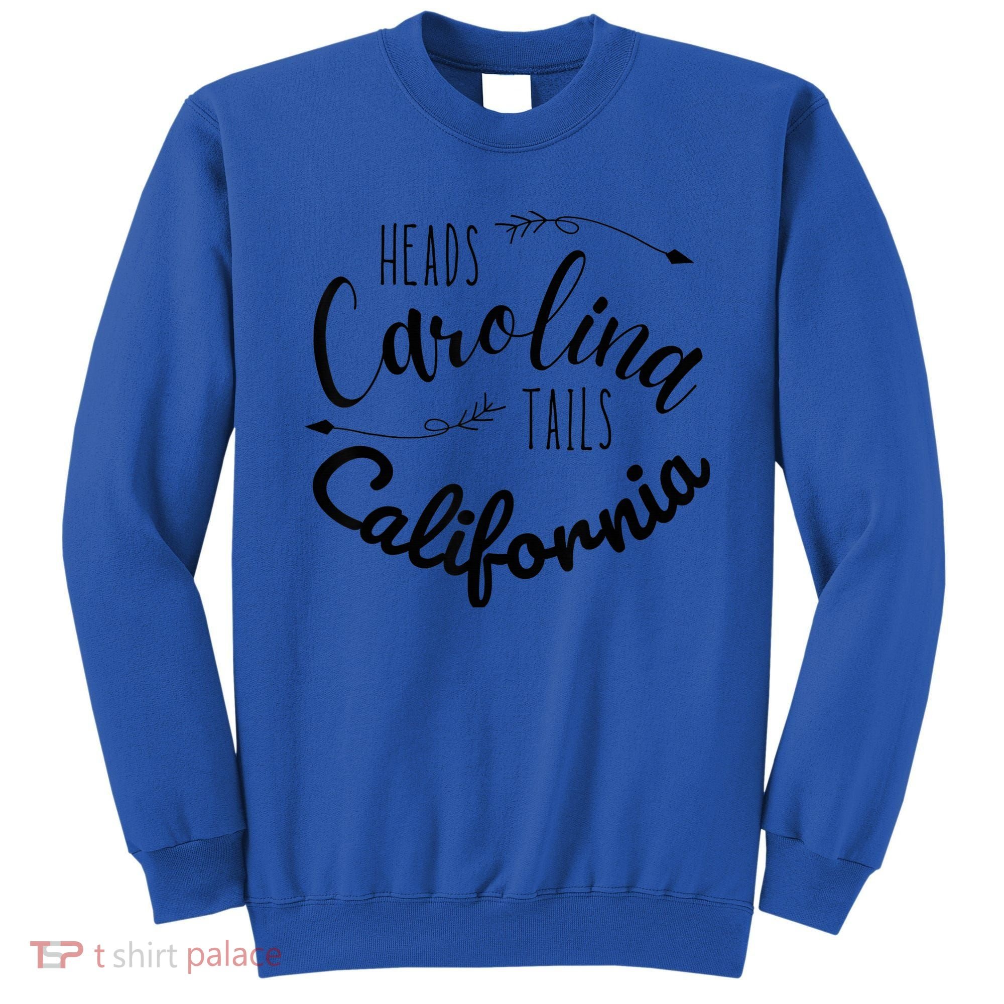 Heads Carolina Tail California Western Summer Beach Paradise Sweatshirt