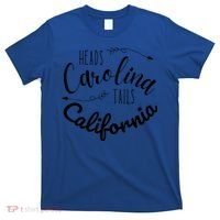 Heads Carolina Tail California Western Summer Beach Paradise T-Shirt thumb 0