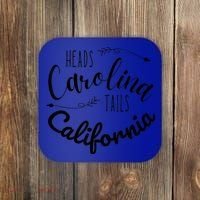 Heads Carolina Tail California Western Summer Beach Paradise Coaster thumb 0