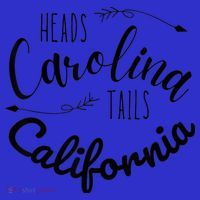 Heads Carolina Tail California Western Summer Beach Paradise Baby Bodysuit thumb 2