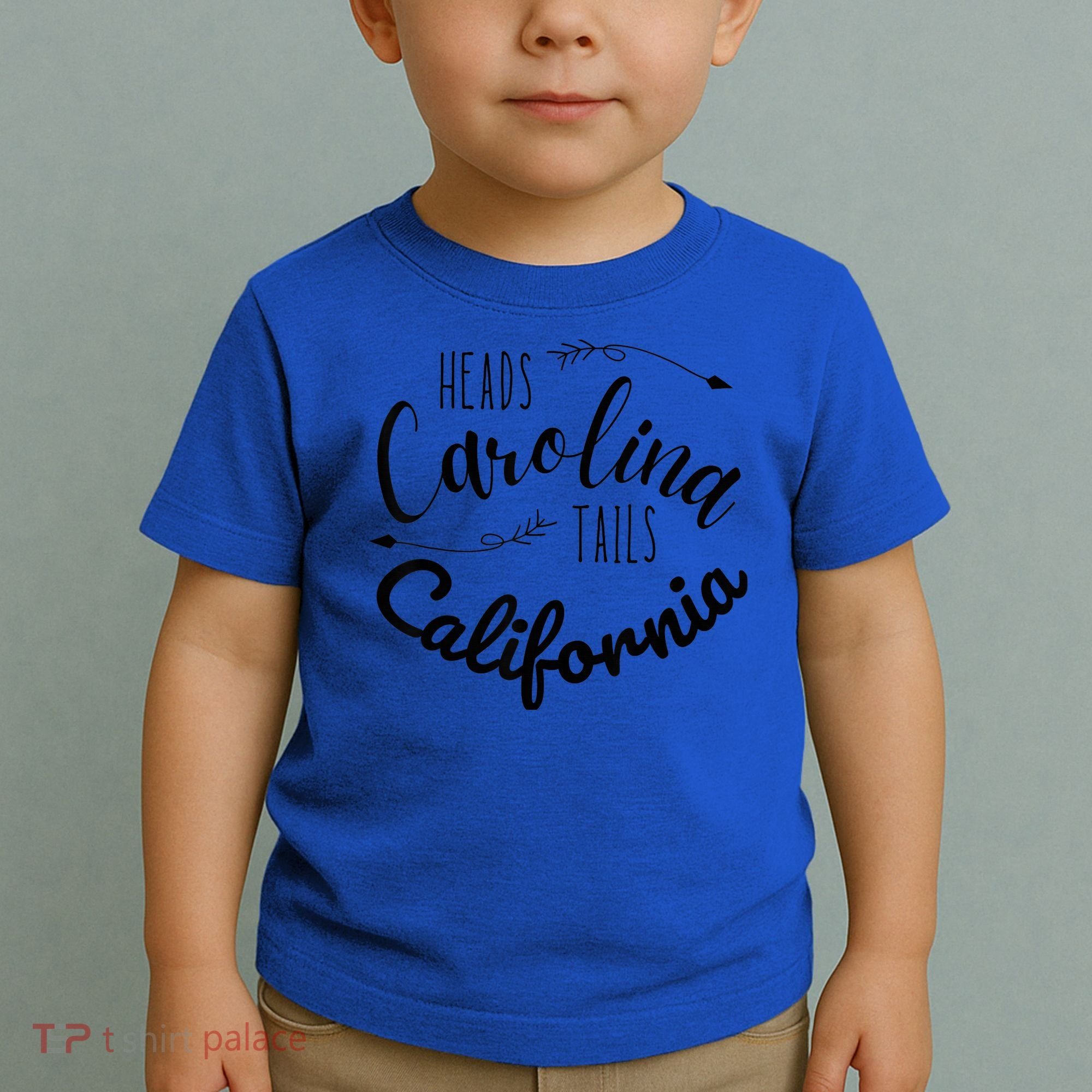Heads Carolina Tail California Western Summer Beach Paradise Toddler T-Shirt