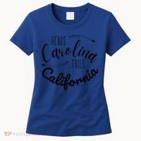 Heads Carolina Tail California Western Summer Beach Paradise Women's T-Shirt thumb 0