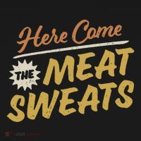 Here Come The Meat Sweats Funny Thanksgiving Ornament thumb 1