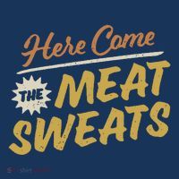 Here Come The Meat Sweats Funny Thanksgiving Mousepad thumb 1