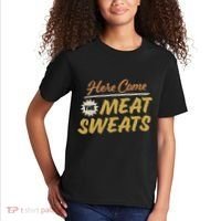 Here Come The Meat Sweats Funny Thanksgiving Kids T-Shirt thumb 2