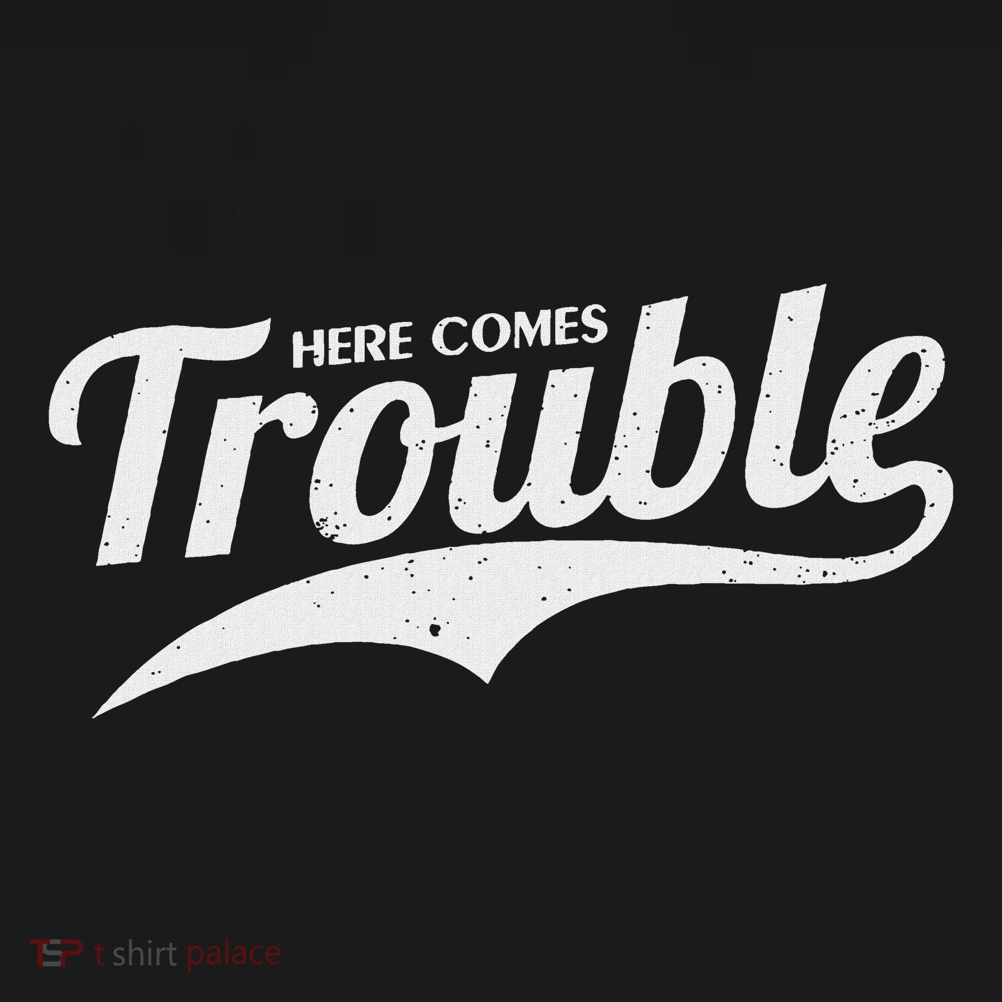 Here Comes Trouble Funny Trouble Maker Kids Hoodie
