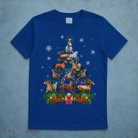 Horses Christmas Tree Lights Funny Horse Lovers Xmas Gift T-Shirt thumb 5