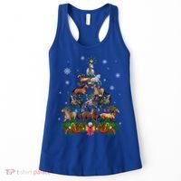 Horses Christmas Tree Lights Funny Horse Lovers Xmas Gift Women's Tank Top thumb 0