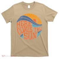 Here Comes The Sun Vintage Retro Sixties Surf Summer Beach T-Shirt thumb 0