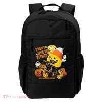 Halloween Costume Team Candy Corn I DonT Like You Either Backpack thumb 0