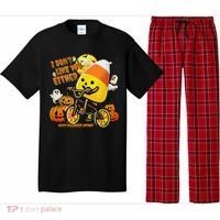 Halloween Costume Team Candy Corn I DonT Like You Either Pajama Set thumb 0