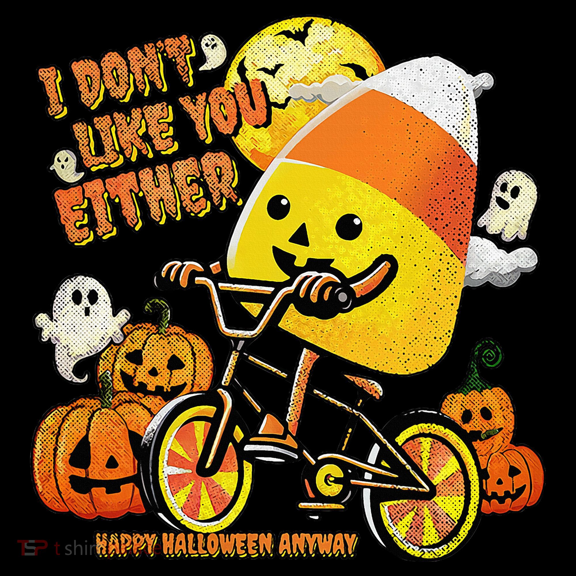 Halloween Costume Team Candy Corn I DonT Like You Either Women's Hoodie