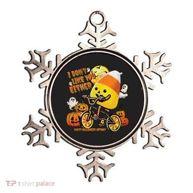 Halloween Costume Team Candy Corn I DonT Like You Either Ornament