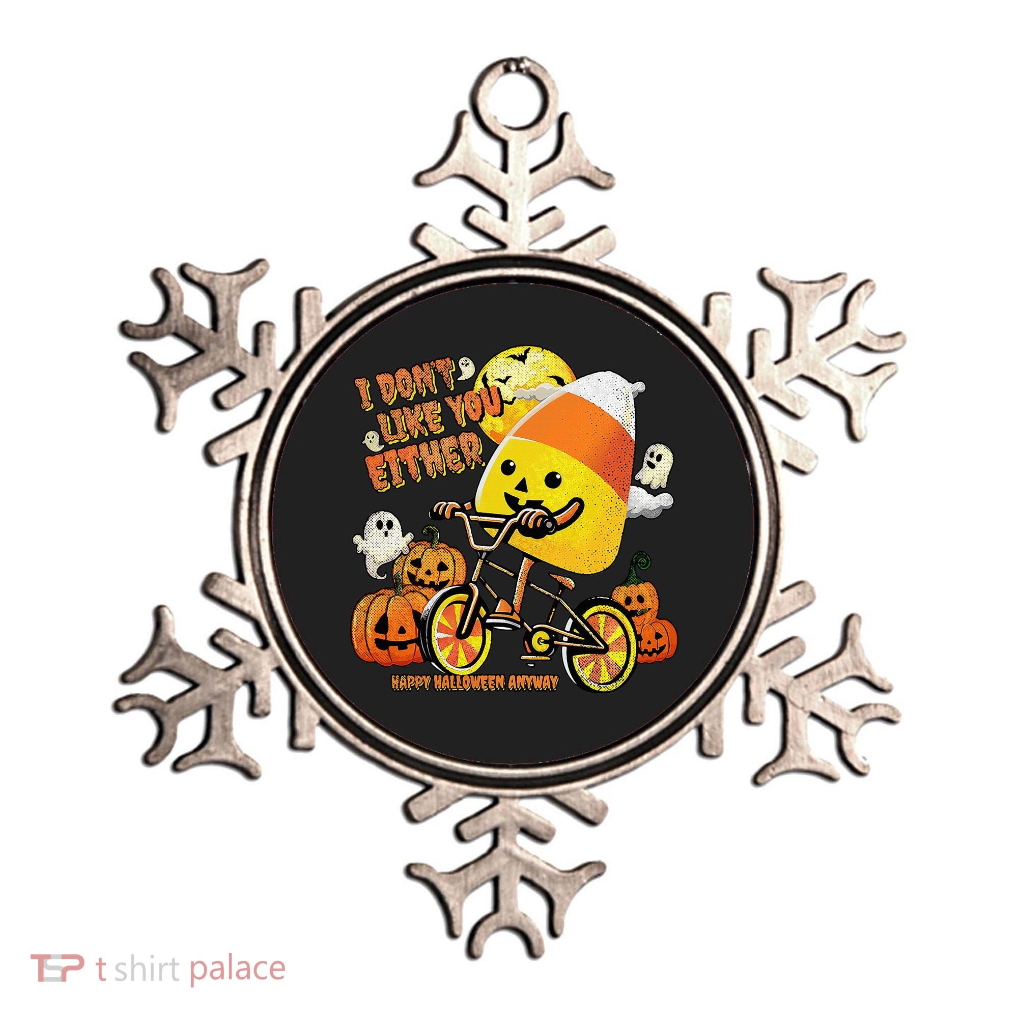 Halloween Costume Team Candy Corn I DonT Like You Either Ornament