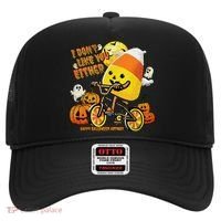 Halloween Costume Team Candy Corn I DonT Like You Either Hat thumb 0