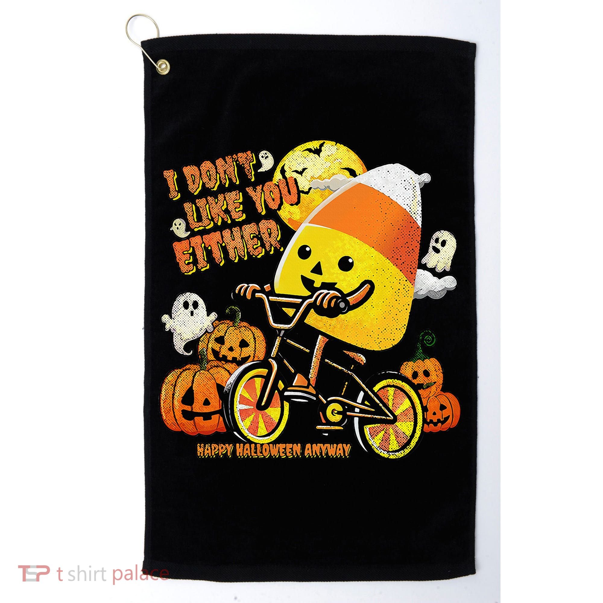 Halloween Costume Team Candy Corn I DonT Like You Either Golf Towel