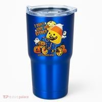Halloween Costume Team Candy Corn I DonT Like You Either Tumbler thumb 0