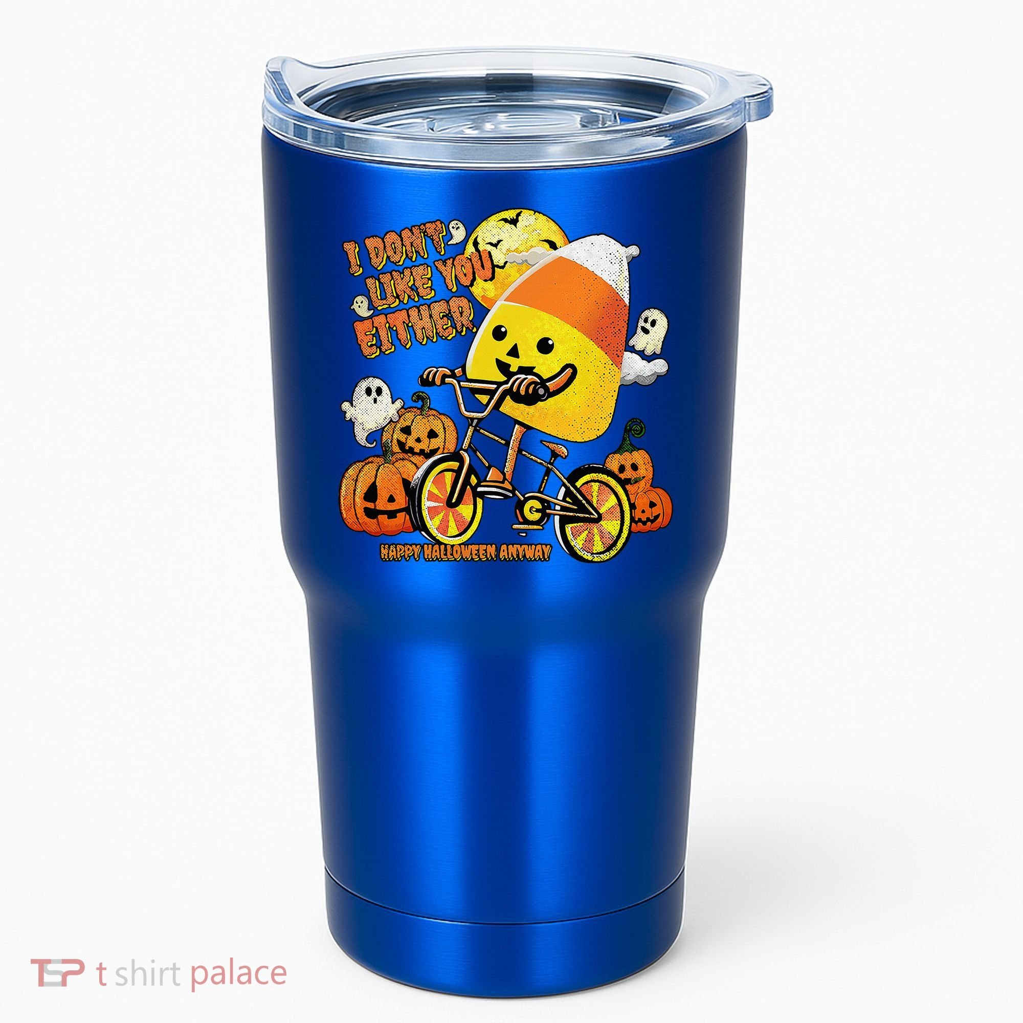 Halloween Costume Team Candy Corn I DonT Like You Either Tumbler