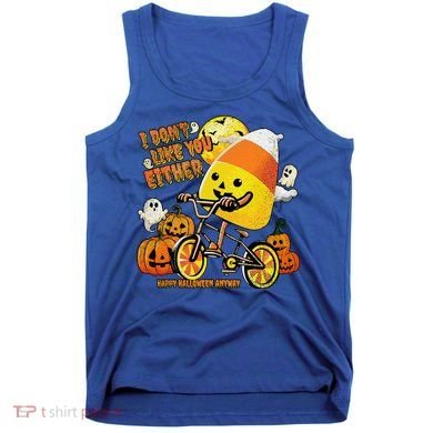 Halloween Costume Team Candy Corn I DonT Like You Either Tank Top