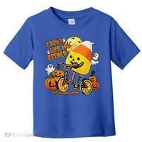 Halloween Costume Team Candy Corn I DonT Like You Either Toddler T-Shirt thumb 0