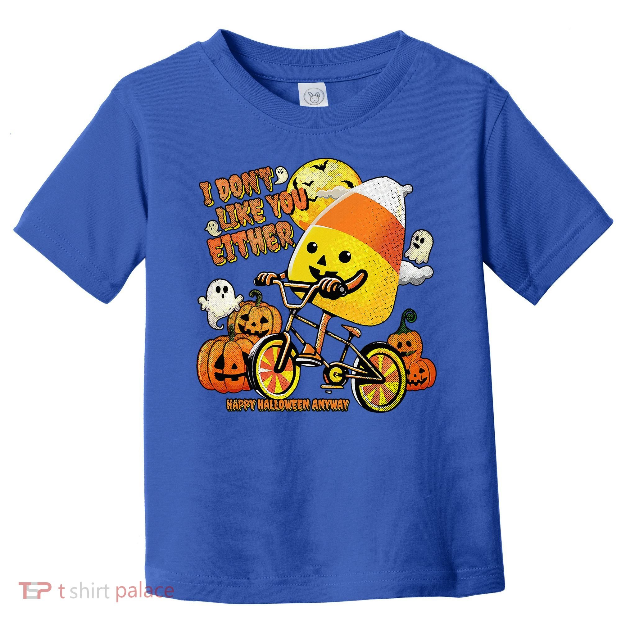 Halloween Costume Team Candy Corn I DonT Like You Either Toddler T-Shirt