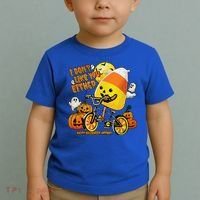 Halloween Costume Team Candy Corn I DonT Like You Either Toddler T-Shirt thumb 2