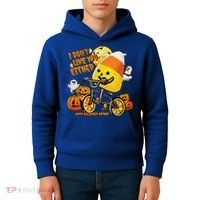 Halloween Costume Team Candy Corn I DonT Like You Either Kids Hoodie thumb 4
