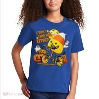 Halloween Costume Team Candy Corn I DonT Like You Either Kids T-Shirt thumb 2