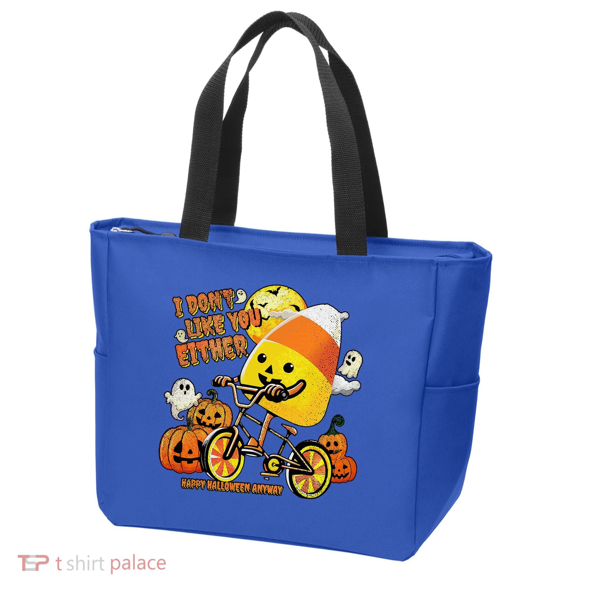 Halloween Costume Team Candy Corn I DonT Like You Either Tote Bag