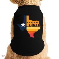 Houston City Texas Map Patriotic Texan Doggie Tank thumb 0