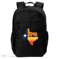 Houston City Texas Map Patriotic Texan Backpack thumb 0