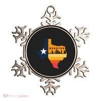 Houston City Texas Map Patriotic Texan Ornament thumb 0