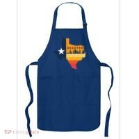 Houston City Texas Map Patriotic Texan Apron thumb 0