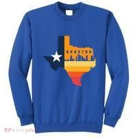 Houston City Texas Map Patriotic Texan Sweatshirt thumb 0