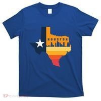 Houston City Texas Map Patriotic Texan T-Shirt thumb 0