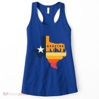 Houston City Texas Map Patriotic Texan Women's Tank Top thumb 0