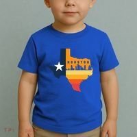 Houston City Texas Map Patriotic Texan Toddler T-Shirt thumb 2