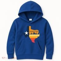Houston City Texas Map Patriotic Texan Kids Hoodie thumb 0