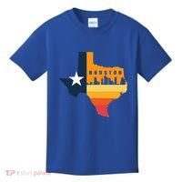 Houston City Texas Map Patriotic Texan Kids T-Shirt thumb 0