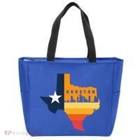Houston City Texas Map Patriotic Texan Tote Bag thumb 0