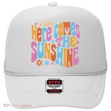 Here Comes The Sunshine Colorful Retro Hat