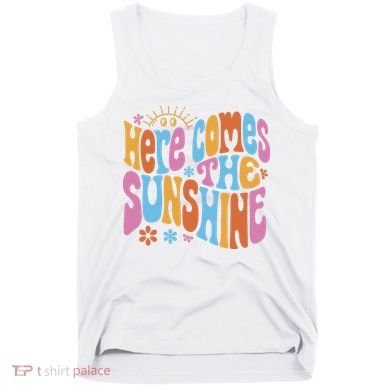 Here Comes The Sunshine Colorful Retro Tank Top