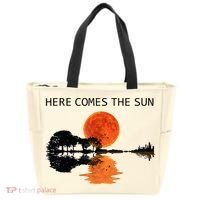Here Comes The Sun Guitar Shadow Sunset  Tote Bag thumb 0