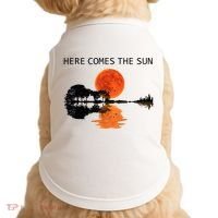 Here Comes The Sun Guitar Shadow Sunset  Doggie Tank thumb 0