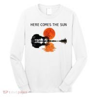 Here Comes The Sun Guitar Shadow Sunset  Long Sleeve Shirt thumb 0