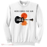Here Comes The Sun Guitar Shadow Sunset  Sweatshirt thumb 0