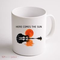 Here Comes The Sun Guitar Shadow Sunset  Coffee Mug thumb 1