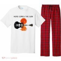 Here Comes The Sun Guitar Shadow Sunset  Pajama Set thumb 0