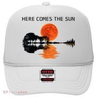 Here Comes The Sun Guitar Shadow Sunset  Hat thumb 0